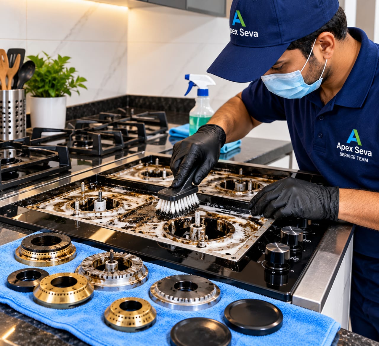  Gas Stove Deep Service 